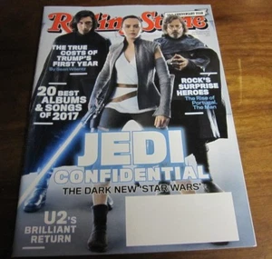 December 14-28, 2017 issue of Rolling Stone Magazine The Last Jedi #210 - Imagen 1 de 1