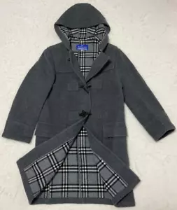 Burberry Blue Label Women's Duffle Coat Color Gray size 38 (M) - Picture 1 of 18