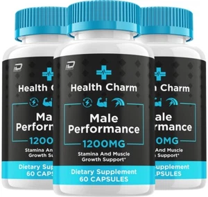 (3 Pack) Health Charm for Men Capsules – HealthCharm Pills Overall Health - Picture 1 of 6