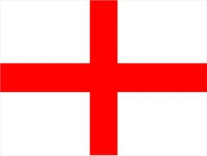 England St GeorgeFlag Sticker x 2 self adhesive laminated vinyl decal  - Picture 1 of 1