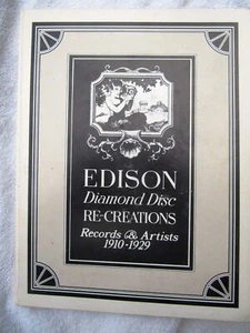 Ray WILE Dethlefson EDISON DIAMOND DISC RE-CREATIONS RECORDS & ARTISTS 1910 1929 - Picture 1 of 8