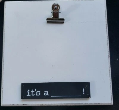 Ultrasonido Es un Niño/Niña Clip de Foto Soporte de Ecograma Marco MUDPIE Mamá para Ser  Foto 1 de 2