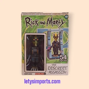 RICK AND MORTY THE DISCREET ASSASSIN McFarlane Toys 2016 54pcs Construction Set - Picture 1 of 2