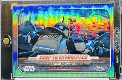 JUMP TO HYPERSPACE Case Hit Republic Frigate 2024 TOPPS CHROME STAR WARS #JH-3 - Image 1 of 2