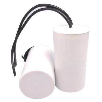 2pcs Capacitor Max 450V AC 10uF CBB60 For 250V AC 33mm x 64mm