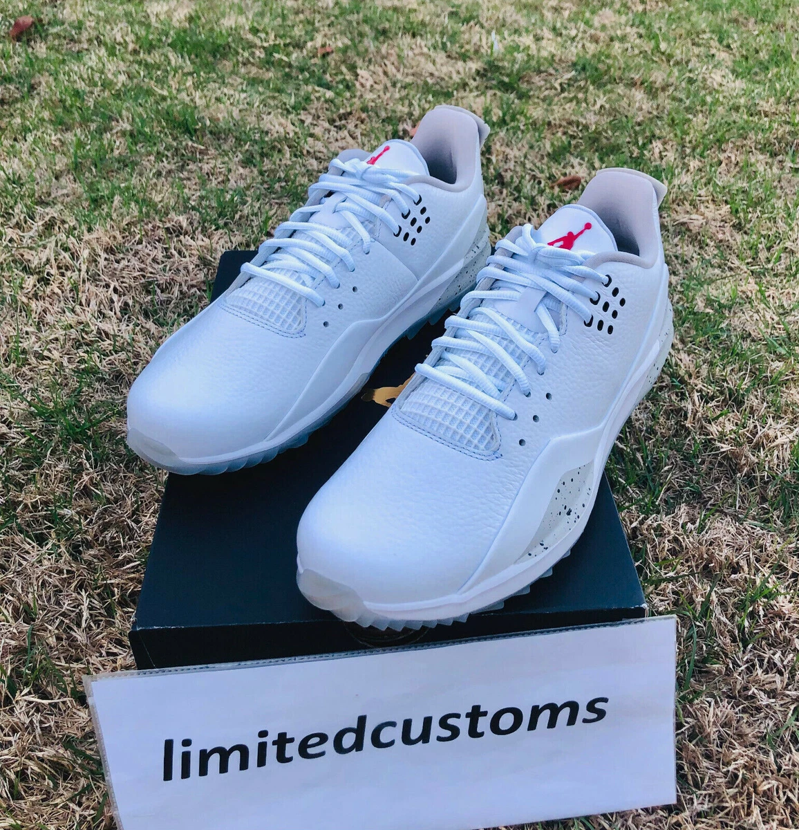 Jordan 3 Golf White Cement | eBay