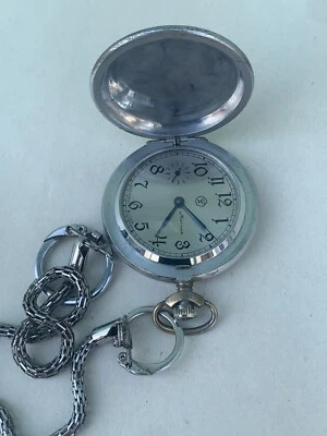 Rare Soviet Vintage Pocket Watch Molnija 3602 1980s 18 Jewels USSR Mechanical - Image 1 of 4