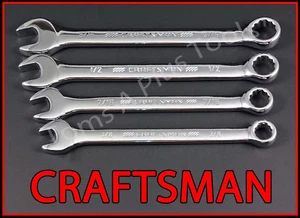 HERRAMIENTAS ARTESANALES 4 piezas POLISHED Cromo SAE Estándar 12pt Juego de llaves combinadas - Imagen 1 de 4