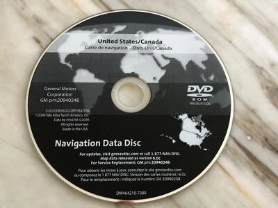 2007 2008 2009 2010 2011 GMC YUKON HYBRID NAVIGATION DVD 20940248 VER 6.0c OEM🟠 - Image 1 of 4