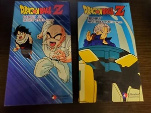 Dragon Ball Z: Trunks Mysterious Youth + Garlic Jr. Sacred Water VHS Uncut Lot - Imagen 1 de 9