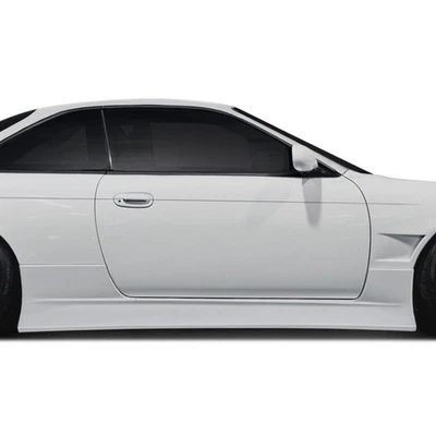 For Nissan 240SX 95-98 Side Skirt Rocker Panels B Sport V3 Style Fiberglass Side Foto 1 de 4
