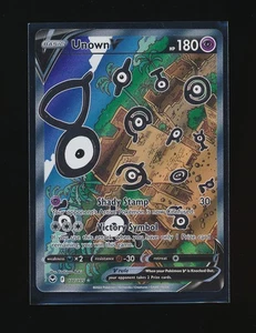 Unown V (Alternate Full Art) 177/195 Swsh12: Sword & Shield-Silver Tempest Holo - Picture 1 of 2