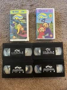 📼 7 Teletubbies VHS Tapes | PBS Kids | Vintage Children’s Collection - Picture 1 of 7