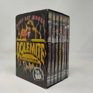Dolemite Collection Rudy Ray Moore DVD 2002 7-DVD Box Set Xenon ALL DISCS VG+ - Imagen 1 de 22