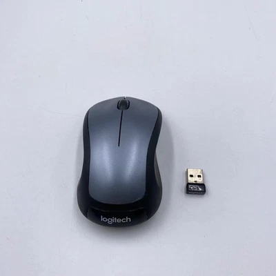 Logitech M310 Wireless Mouse with USB Receiver, Gray Computer Mice - Image 1 of 4