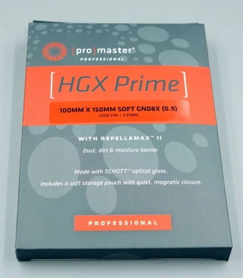 NOS Promaster 100 x 150mm Soft Graduated ND8X (0.9) Filter w/ Case - Image 1 of 3