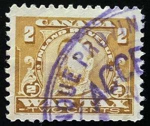 Canada 1915 KGV 2c War Tax Inland Revenue Stamp XF Used - Picture 1 of 3