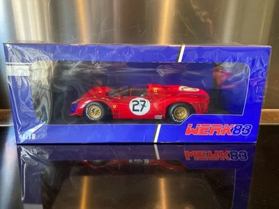 FERRARI 330 P3 SPYDER 24H LE MANS 1966 #27 1/18 WERK83 - Photo 1/4