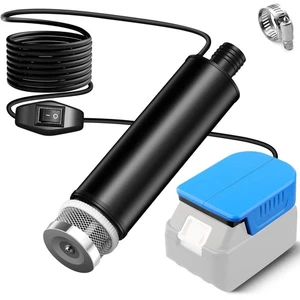 Bomba de transferencia de agua compatible con batería Makita 18V, 30L/min, elevación 15 pies, máximo 7A - Imagen 1 de 8