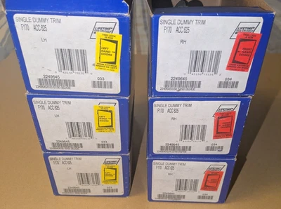 Schlage DUMMY Lever Chrome ACC 625 3 Left Hand 3 Right Hand Lot Of 6 New NOS - Image 1 of 2