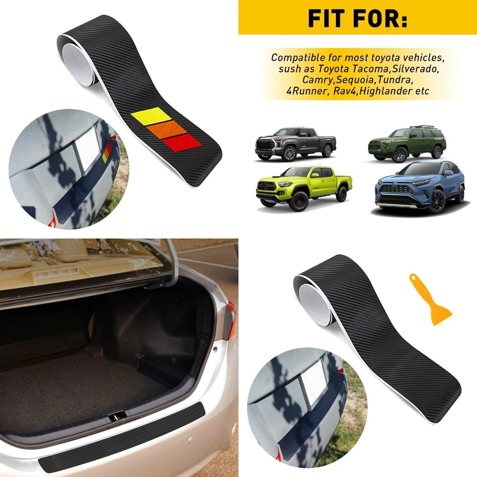 Protector de película de fibra de carbono para Honda Carbon Accord Civic placa de maletero calcomanía accesorios D Foto 1 de 1