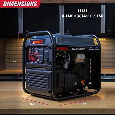 4600W RV-Ready Quiet Portable Inverter Generator Gas Powered, Ultra-lightweight  - Image 1 of 4