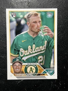 2023 Topps Series 2 Conner Capel Rookie Golden Mirror SSP Oakland Athletics #418 - Picture 1 of 2