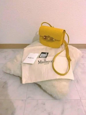 Mulberry Small Pimlico Satchel Shoulder Bag Bovine leather Yellow Good condition - Image 1 of 4