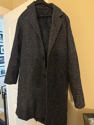 Abrigo J Crew Ludlow Over para hombre en tweed azul - 40R Foto 1 de 4