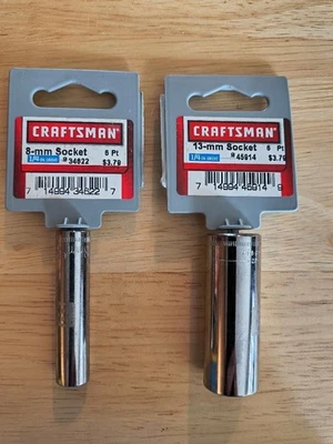 NEW CRAFTSMAN  SOCKETS 2 DIFFERENT (d4) - Image 1 of 2