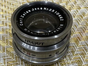Carl Zeiss 4cm F/2 Biotar Luftwaffen Eigentum Vintage Robot Screw Mount Lens - Bild 1 von 8