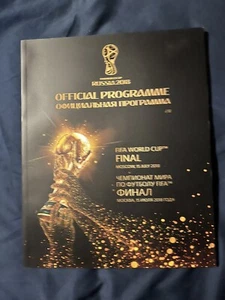 WORLD CUP FINAL 2018 Croatia v France - Official match programme - Picture 1 of 1