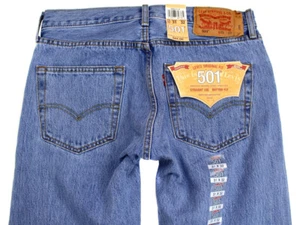 NEW NWT LEVI'S 501 MEN'S ORIGINAL FIT STRAIGHT LEG JEANS BUTTON FLY 501-0134 - Picture 1 of 5