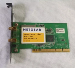 NETGEAR RangeMax Next Wireless PCI Adapter Card - WN311B Untested - Picture 1 of 4