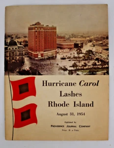 1954 Rhode Island Hurrican Carol Natural Disaster Softcover Illust. 1st Ed. 80pg - Picture 1 of 11