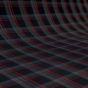 RED GTI Plaid Car Upholstery Fabric - VW Golf MK7- 3mm Foam - 59" - 150CM - Car - Picture 1 of 6