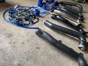 Audi S2 RS2 Turbo Rohre Druckrohr Schellen Set 034145683k Ladeluftrohr  - Bild 1 von 4
