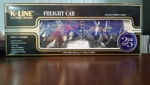 1999 K-Line # K-5425 Pennsylvania Triple Dome Blue Tank Car, 0/027 Scale-NIB - Picture 1 of 7