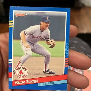 1991 Donruss - Red Bottom Stripes on Right Border #178 Wade Boggs - Picture 1 of 4