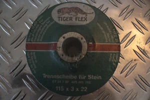 Tiger Flex Trennscheibe Schneidscheibe Stein CT24TBF 115x3x22 mm 10 Stück - Bild 1 von 2