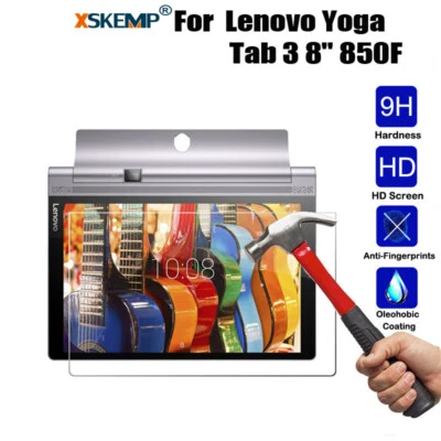 Lenovo Yoga Tab 3 Pro X90F / Yoga Tab 3 8.0 850F Tempered Glass Screen Protector - Image 1 of 4
