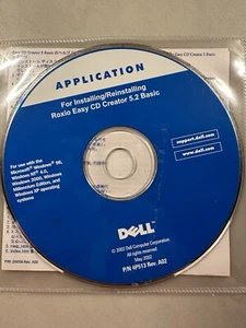 NEW Dell Application CD For Installing/Reinstalling Rocio Easy CD Creator 5.2 - Picture 1 of 1