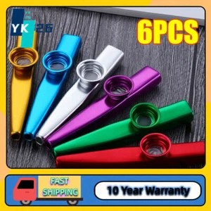 6PCS Multipack Kazoo Metal Instrument Gazoo Musical Instruments for Instrumental - Picture 1 of 10