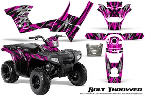 POLARIS SPORTSMAN 90 110 GRAPHICS KIT CREATORX DECALS BOLT THROWER PINK - Bild 1 von 1