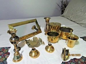 Lotto misto ottone vintage - Foto 1 di 8