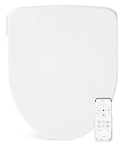 Bio Bidet Luxury Class Slim Three Bidet Toilet Seat Elongated White New - Picture 1 of 9