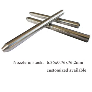 Tubo de enfoque boquilla WaterJet para cabezal de corte de chorro de agua 6,35X0,76X76,2 - Imagen 1 de 5