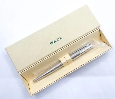 NOS Rolex Ballpoint Pen Wave Pattern shop Gift Set twist With Box - image 1 of 4