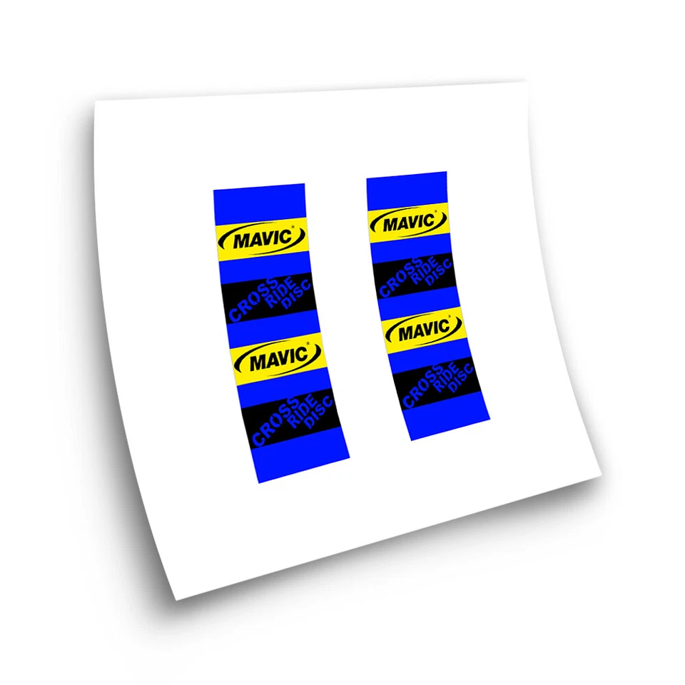 AUTOCOLLANTS DE VÉLO STAR SAM® Mavic Cross Ride Disc AUTOCOLLANTS