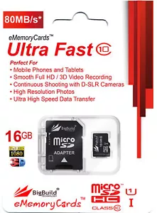 16GB MicroSD Memory card for Garmin Oregon 750t navigator | Class 10 80MB/s - Picture 1 of 1